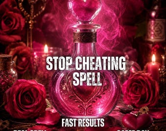 Stop Cheating Spell | Relationship Loyalty Ritual | Trust & Faithfulness Manifestation | Personalized Spiritual Energy Work