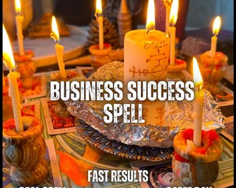 Business Success Spell | Prosperity  Career Manifestation Ritual | Financial Abundance Energy Work | Personalized Wealth   Success Spell