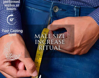 Male Size Increase Spell | Masculine Confidence & Body Confidence Ritual | Manhood Energy  Self-Esteem | Personal Empowerment