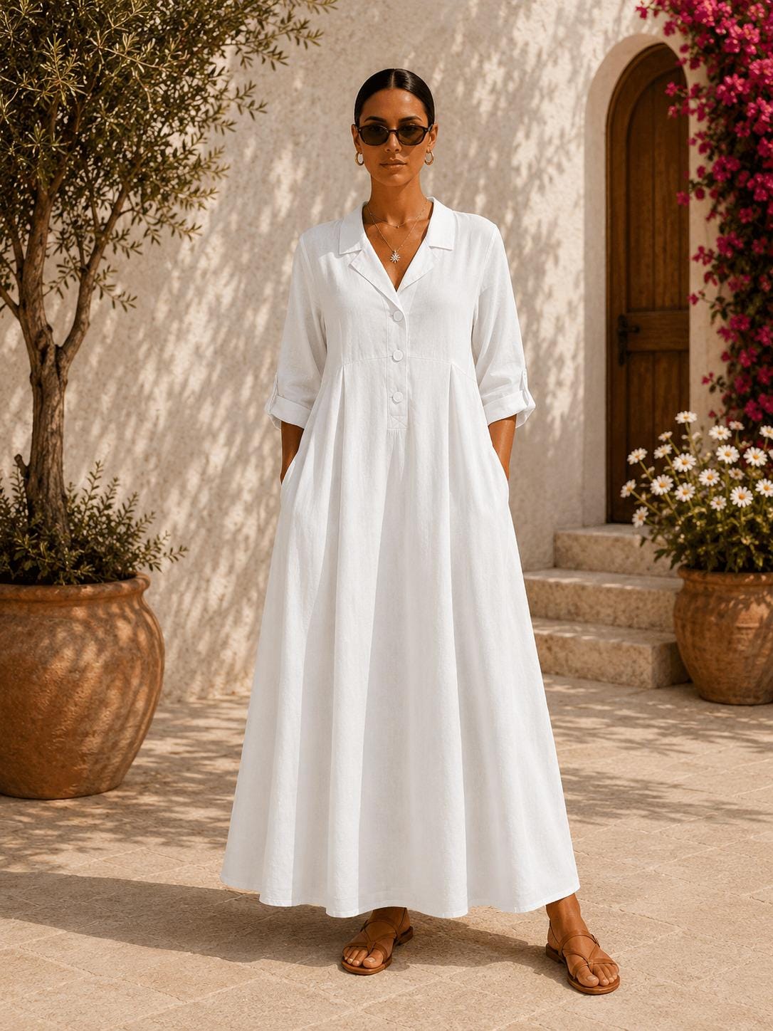 Long Sleeve Casual Maxi Dress