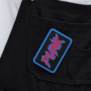 Parche bordado punk: para planchar o coser