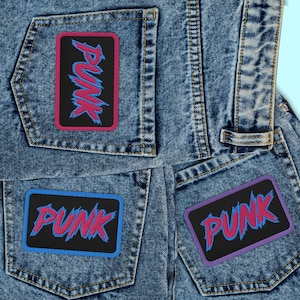 Punk Embroidered Patch