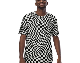 Checkboard Op Art t-shirt