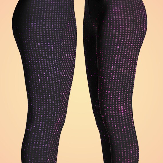 neon patterned leggings