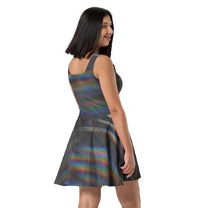 Glitch Skater Dress