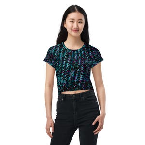 Cyberpunk Spots Crop Tee