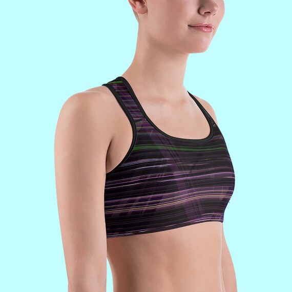 neon sports bra