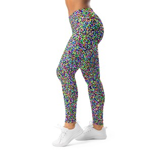 Colorful noisy leggings. Premium quality.