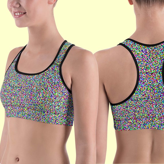 colourful sports bra