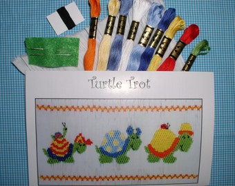 Turtle Trot Smocking Kit by Frances Messina Jones