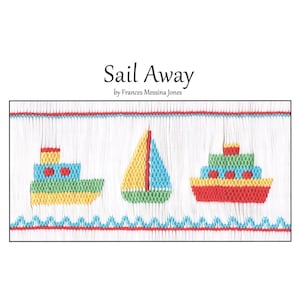 Sail Away Smocking Plate/Design by Frances Messina Jones