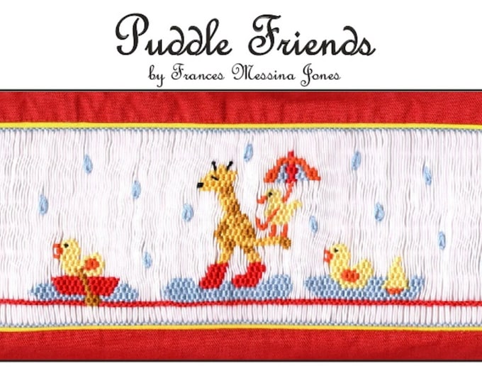 Puddle Friends Smocking Design Plate by Frances Messina Jones - Etsy
