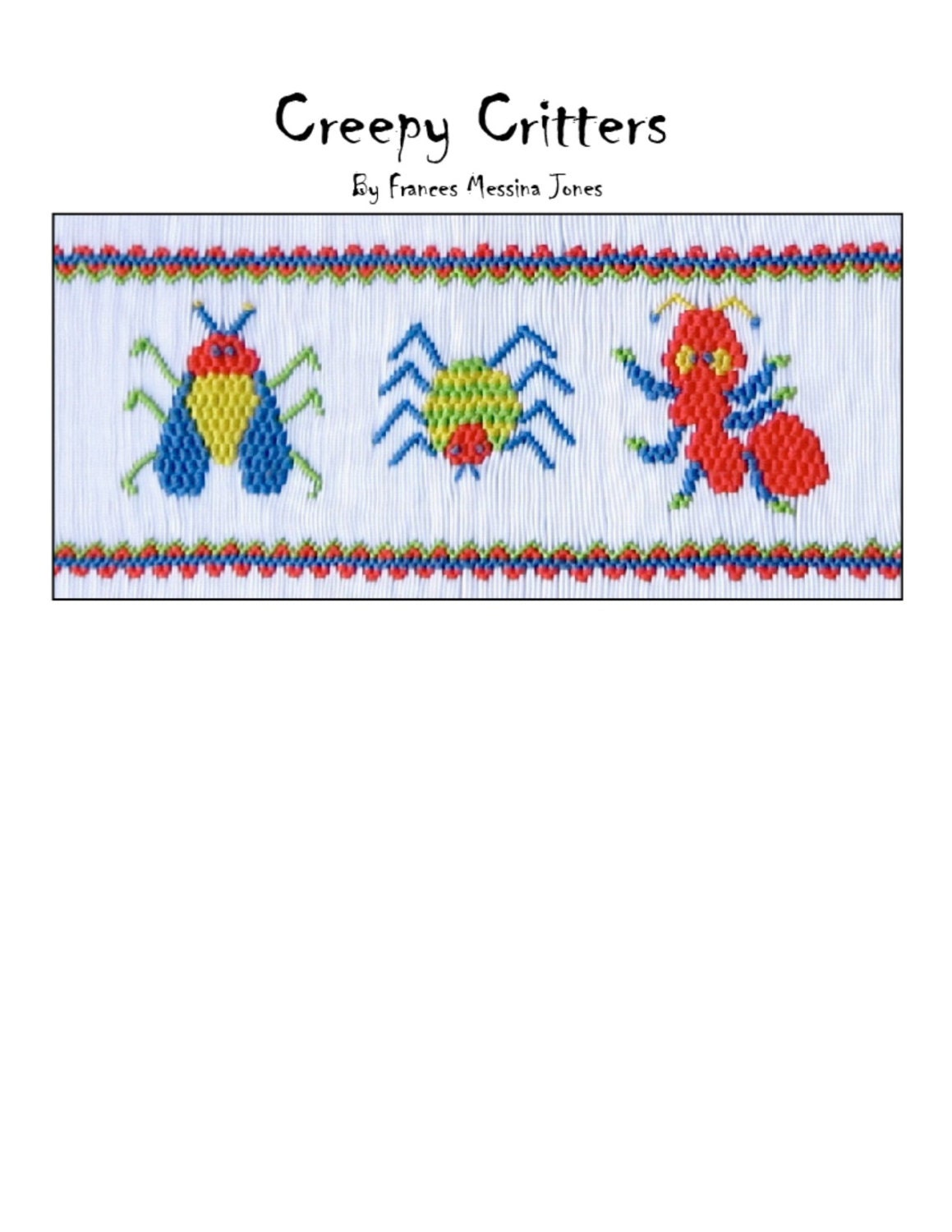 FANCY FLAMINGOES FRANCES MESSINA JONES SMOCKING PLATE FANCY FLAMINGOES FRANCES MESSINA JONES SMOCKING PLATE