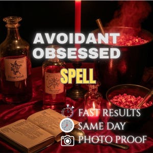 Avoidant Obsessed Spell | Avoidant Attraction Ritual | Emotional Reconnection | Love & Communication Spell | Ex Lover Attraction