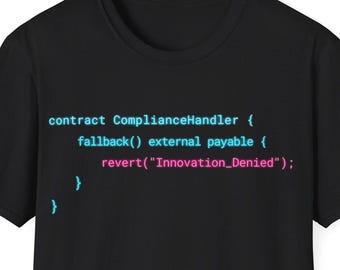 Solidity Smart Contract T-shirt, Web3 Crypto Programmer Streetwear, Blockchain Developer Cadeau, Tech VC Heavyweight Top