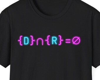 Math Set Theory Political T-Shirt, Cyber Punk Neon Programmer Streetwear, Independent Voter Logic Tee, Tech Software Engineer Boxy Top