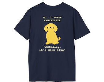 Nr. 10 North Manchester Satirisch honden T-shirt, Comfort Color Streetwear T-shirt