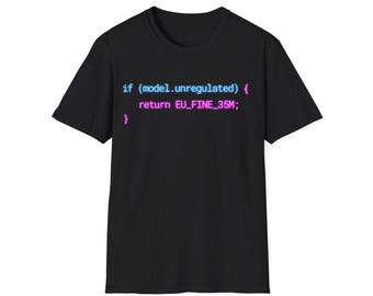 om (modell.oreglerad) { returnera EU_FINE_35M; } T-shirt