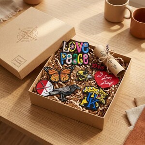 Premium DIY Upcycle Patch Kit, High Density Embroidered Applique Bundle, Assorted Mixed Iron On Patches, Professional Sewing Supplies