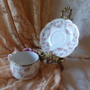 Antique MZ Czechoslovakia -  Bridal Rose - teacup