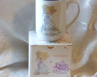 Enesco Precious Moments "Margaret" Mug - 1990 NIB
