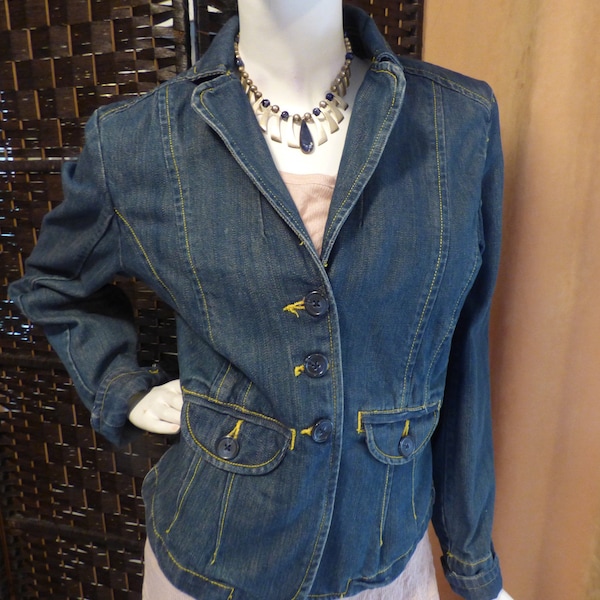 Denim Jacket - Etsy