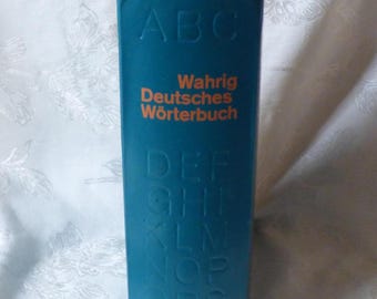 German Word Book - Dictionary - Wahrig Deutsches Worterbuch - Etsy