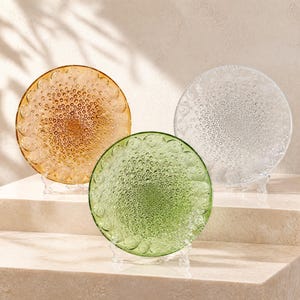 Lalique Crystal Fish Plate, Colorful Decorative Display Plate, Luxury Home Decor