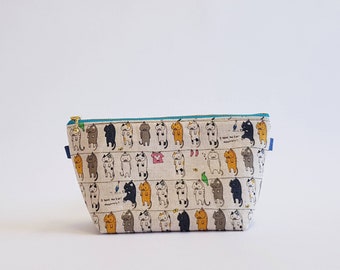 Cosmetic Bag, Zipper Pouch, Toiletry Bag, Travel Pouch, Makeup Storage, Stationary Pouch