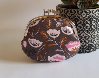 Coin Purse, Pair Cats Kiss Lock Purse, Gamaguchi Purse, Small Purse, Purse for Cat Lover, Small Make Up Purse, Gift for Woman, Gift for Girl