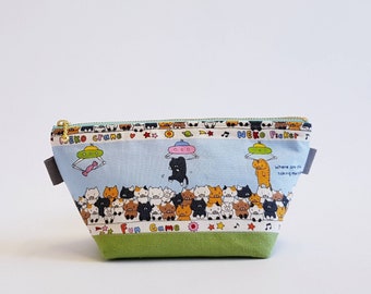 Zipper Pouch, Cosmetic Bag, Toiletry Bag, Stationary Bag, Travel Pouch, Makeup Bag, Bag Organizer