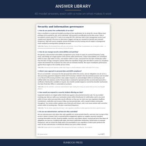 RFP Response Kit & Proposal Template | Presales Answer Library | Bid No Bid Scorecard | Compliance Matrix | Word Excel PDF Download image 2