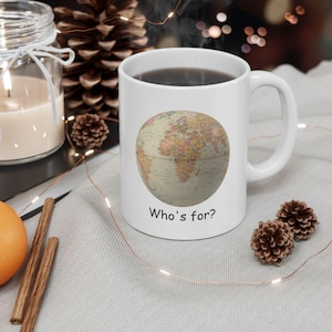 Copy of Vintage World Map Mug | Who Do You Sail For?