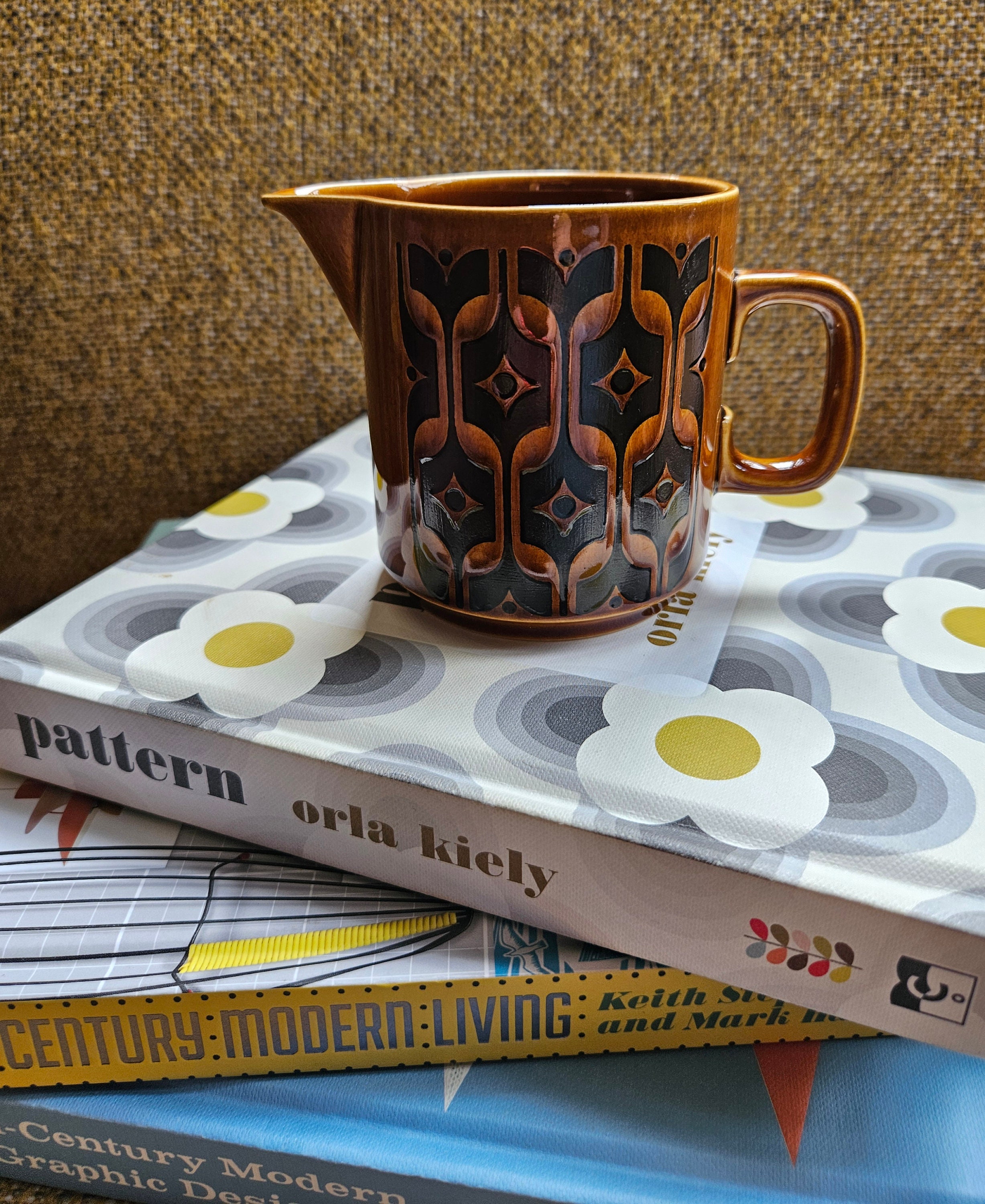 Hornsea（ホーンジー）HEIRLOOM England / 1974 Hornsea Heirloom Milk Jug~mid Century Modern C.1974 Vgc Christmas