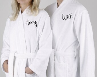 Personalized Terry Robes, Hot Tub Robes For Couples, Birthday Gifts For Boyfriend, Anniversary Gifts For Husband, Kimono Robes, Cotton Robe