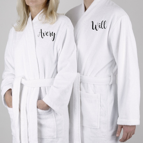His and Hers Robe Etsy