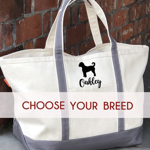 canvas dog tote