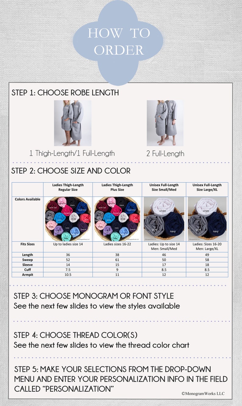 Custom Guest Robes Airbnb Gifts for Guests Vacation Rental Etsy