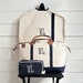 Canvas and Leather Travel Bag Weekender Bag Toiletry Bag Personalized Travel Set Duffel Bag Garment Bag Monogram Bag Duffle Bag Canvas Bags 