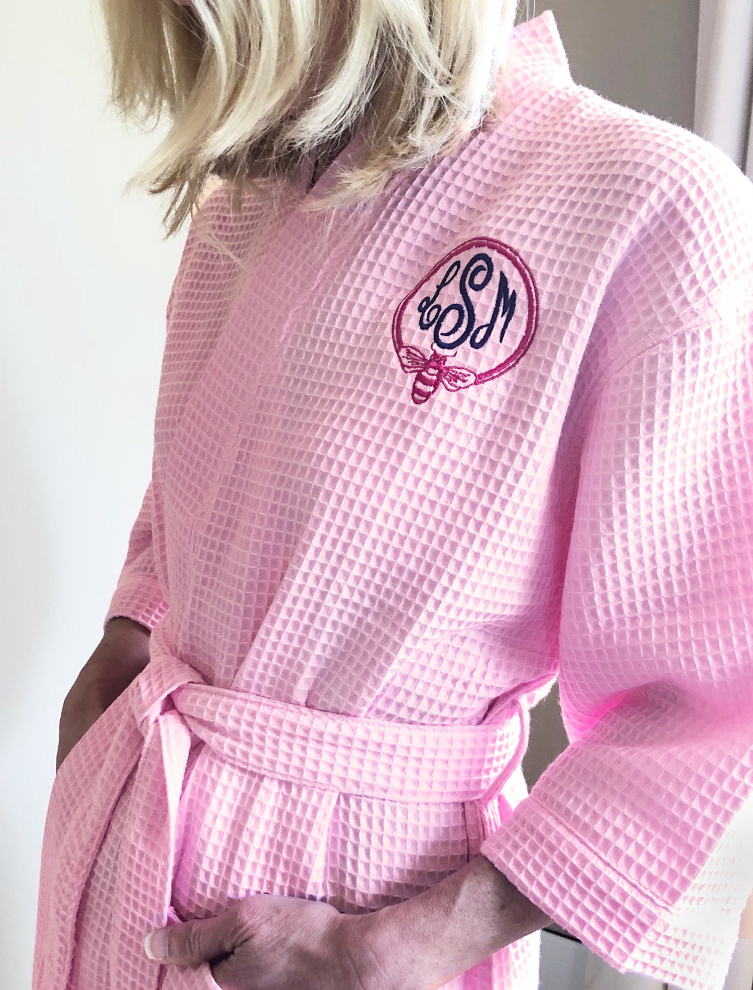 Premier Waffle Weave Robes Bridesmaid Robes Monogrammed Etsy