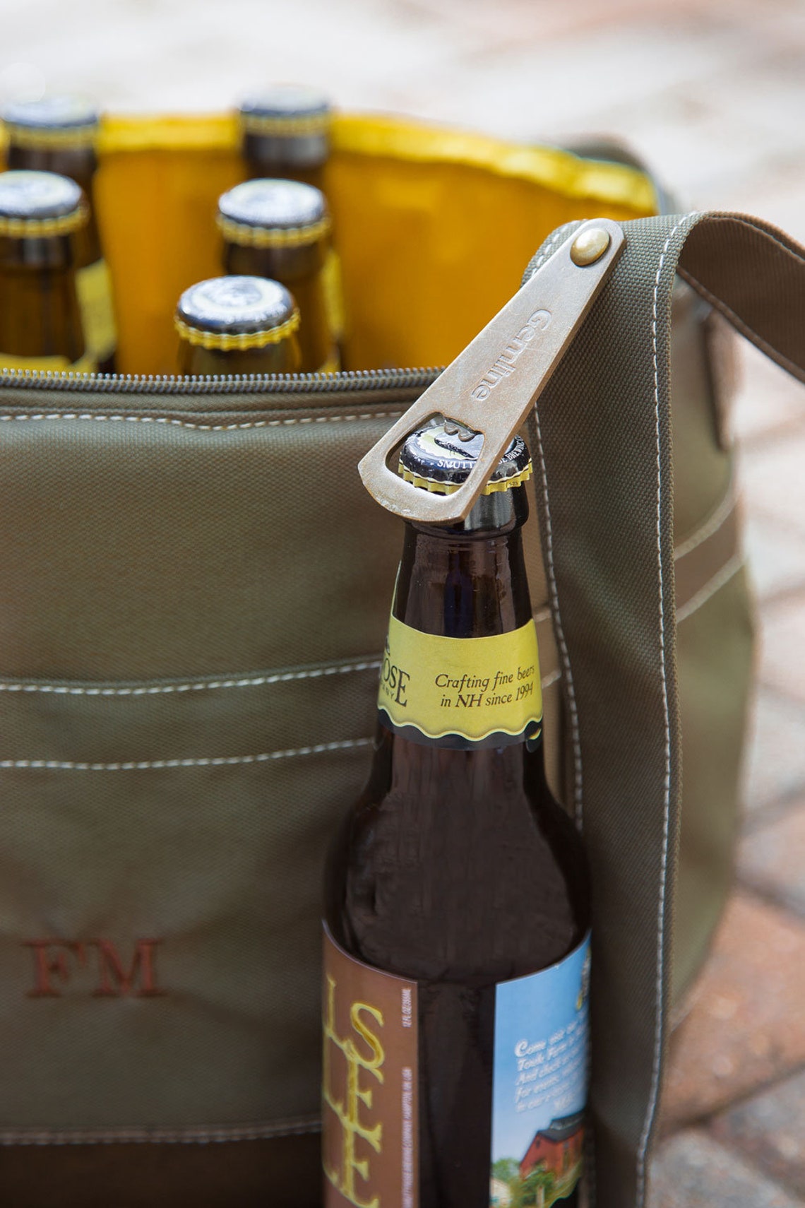 Craft Beer Tote Personalized Groomsmen Gift Beer Cooler Bag Etsy