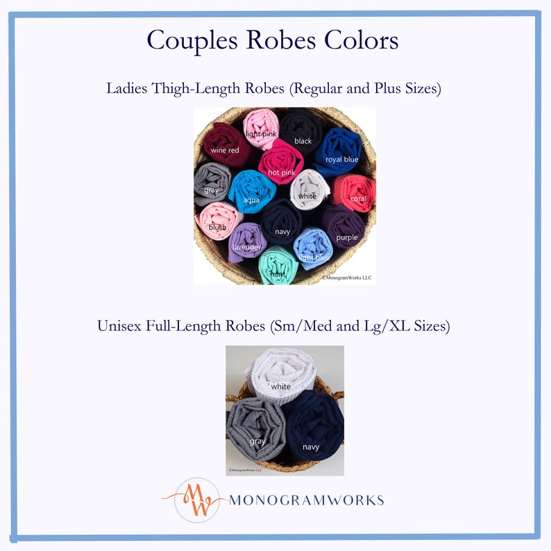 Custom Husband and Wife Robes Set of 2, Relaxation Gift Set, Bride and Groom Gifts, Honeymoon Gifts For Couples, Mr and Mrs Robes Set, Best image 5