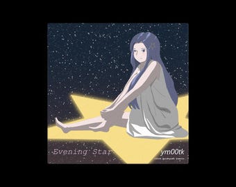Evening Star – Square Art Poster | ym00tk
