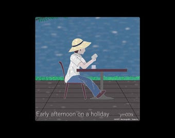 Early Afternoon On A Holiday – Square Canvas Art | ym00tk