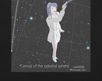 Canvas of the Celestial Sphere – Art Tee | ym00tk