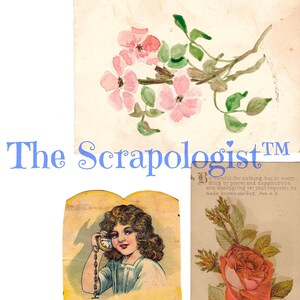 K&ouml;nnte beinhalten: Drei Vintage-Postkarten mit Blumenillustrationen. Die erste Postkarte zeigt eine Aquarellmalerei von rosa Blumen mit gr&uuml;nen Bl&auml;ttern. Die zweite Postkarte zeigt ein M&auml;dchen, das eine Taschenuhr h&auml;lt. Die dritte Postkarte zeigt eine rote Rose mit gr&uuml;nen Bl&auml;ttern und Dornen. Der Text auf der dritten Postkarte lautet: "Sorgt euch um nichts, sondern lasst in allen Dingen eure Bitten in Gebet und Flehen mit Danksagung vor Gott kundwerden. Phil. 4, 6."