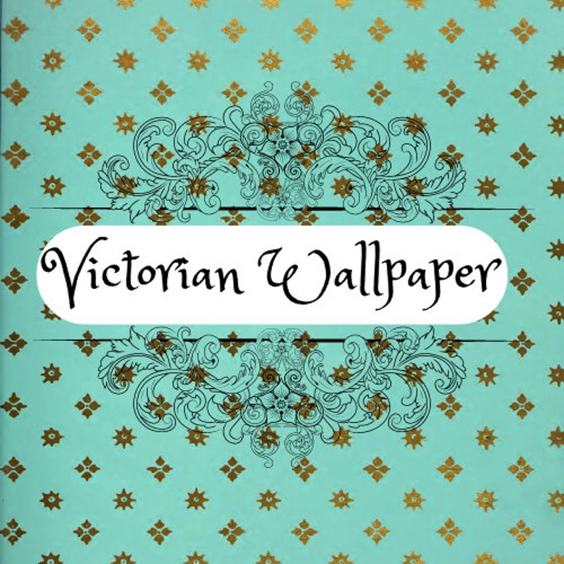 Victorian Floral Wallpaper Arsenic Green Scheele's Etsy