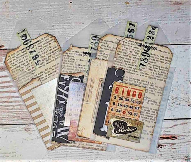 Vellum Envelopes for Junk Journals Ephemera Vintage Style Etsy