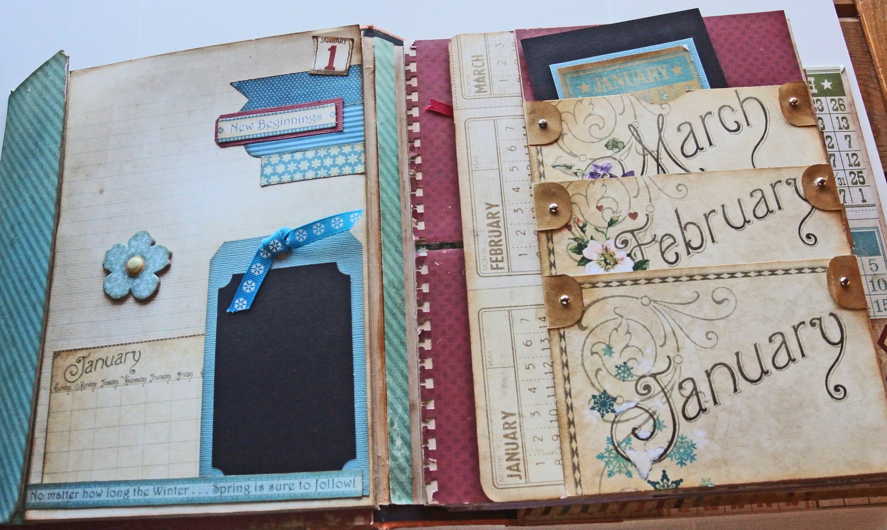 Blank Scrapbook Album Handmade Large Album With Storage Etsy