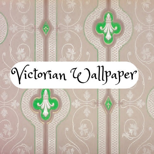 Victorian Floral Wallpaper Arsenic Green Scheele's Etsy